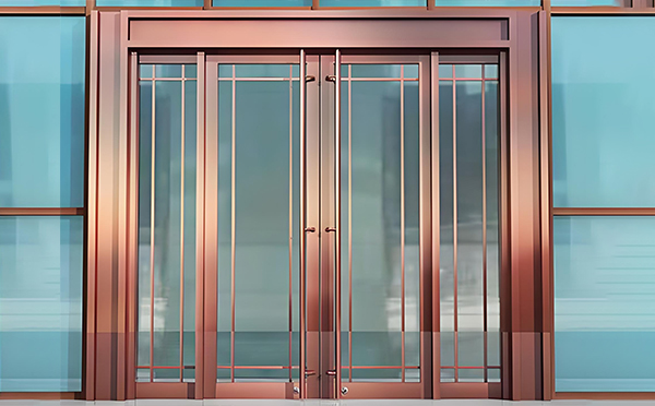 合阳玻璃地弹门