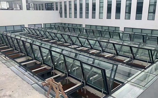 百安科技有限公司近期合阳排烟窗项目案例分享